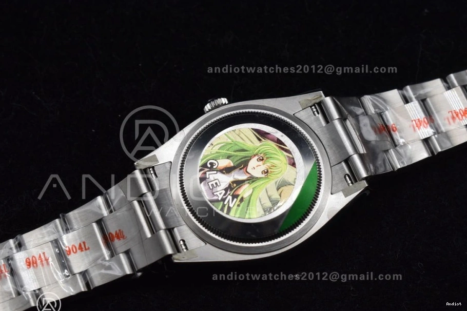 Clean Edition Best Oyster Silver VR3230 1:1 904L Black Steel 126000 36mm Perpetual 0427